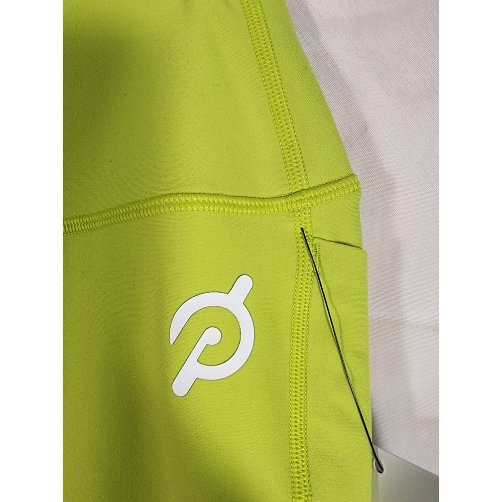 Peloton NWT Womens M Cadent High Rise Pocket Legging Neon Green Workout Pants - Picture 3 of 8